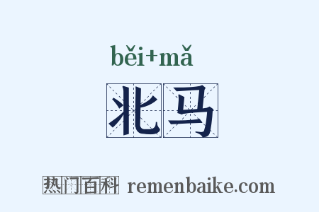 北马是什么意思的图片